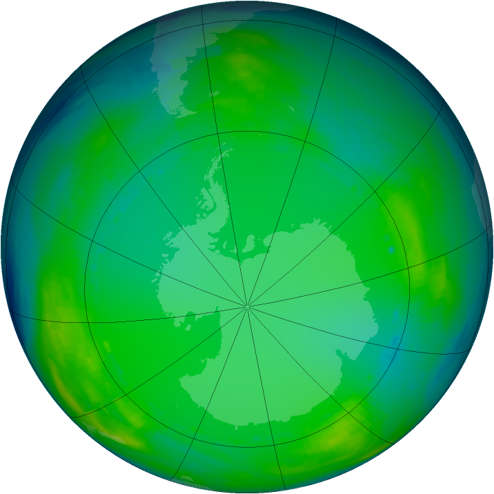 Ozone Map 1980-07-14